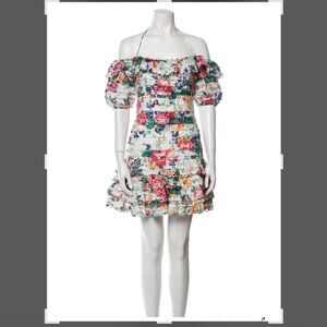 Zimmerman Floral Off-Shoulder Dress. Great condition. Size M